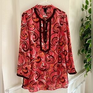 Maggie Barnes Swirl Blouse